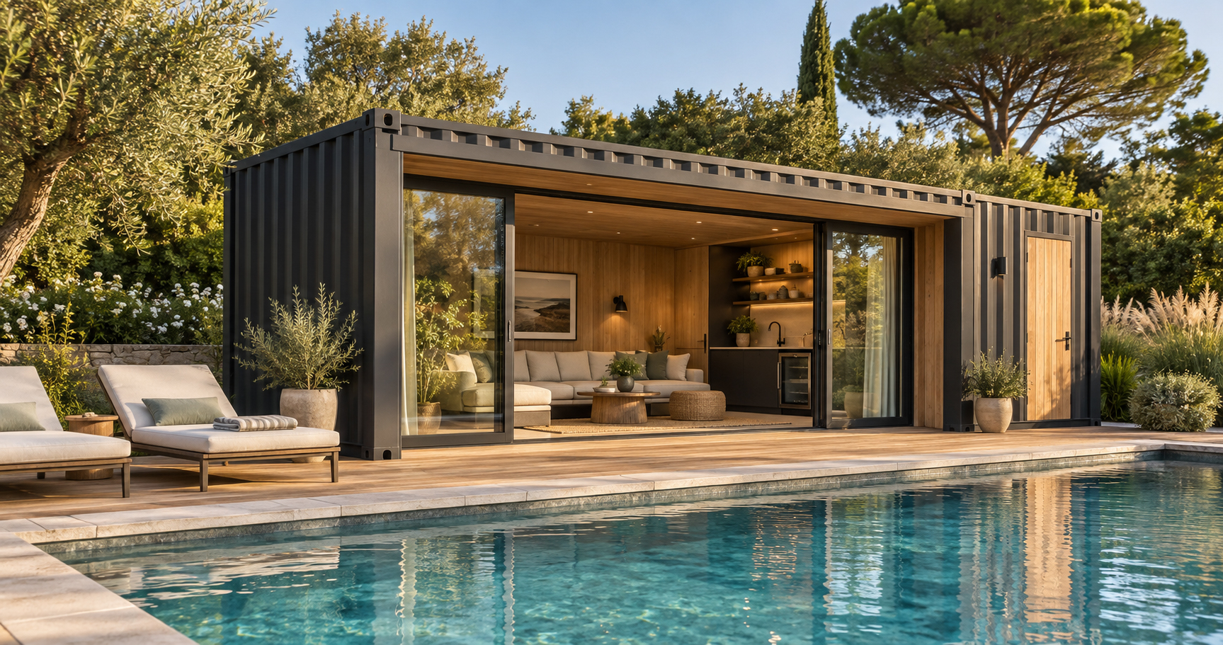 Pool house
